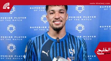 ماركوس ليوناردو يتوج بلقب رجل المباراة.. حساب الهلال يحتفي بتألقه أمام مانشستر