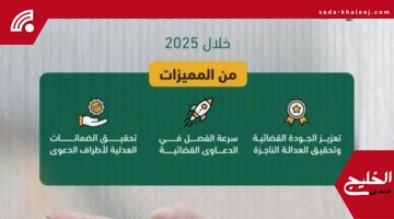 التبليغ الإلكتروني: أكثر من 11.8 مليون رسالة لأطراف الدعاوى القضائية في 2025