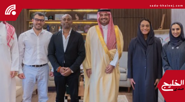 بن جلوي يبحث مع رئيس الاتحاد الدولي للفنون القتالية فرص تطوير اللعبة واستضافة البطولات