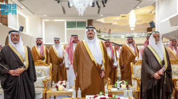 الكلمة المفتاحية: نائب أمير منطقة الرياض  
الصياغة المقترحة:

نائب أمير منطقة الرياض يرعى الحفل السنوي لدعم زواج ذوي الإعاقة

أو

نائب أمير منطقة الرياض يشرف حفل جمعية تيسير لمساعدة ذوي الإعاقة على الزواج
