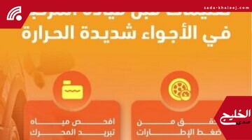 المرور السعودي يحذر قائدي المركبات من مخاطر القيادة في الأجواء الحارة
