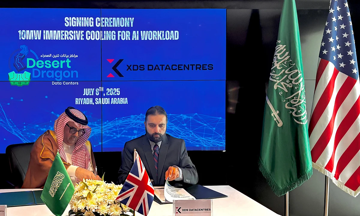 اتفاقية تاريخية بين XDS البريطانية وتنين الصحراء لاستضافة الذكاء الاصطناعي بالسعودية